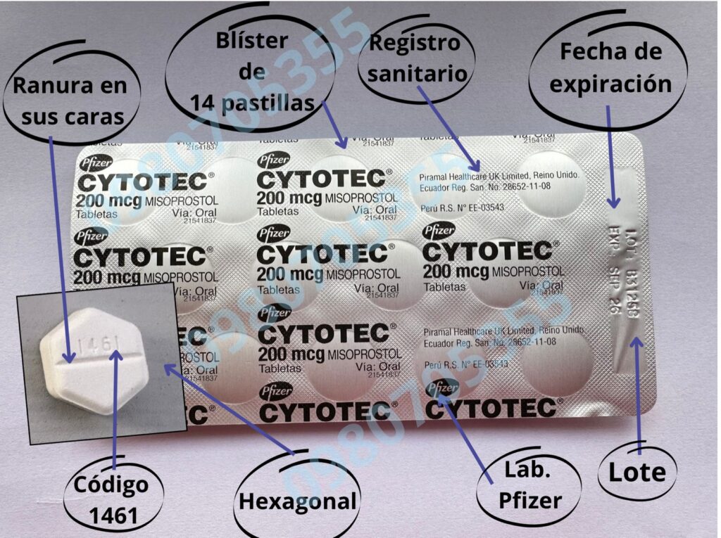 Cytotec pastillas abortivas